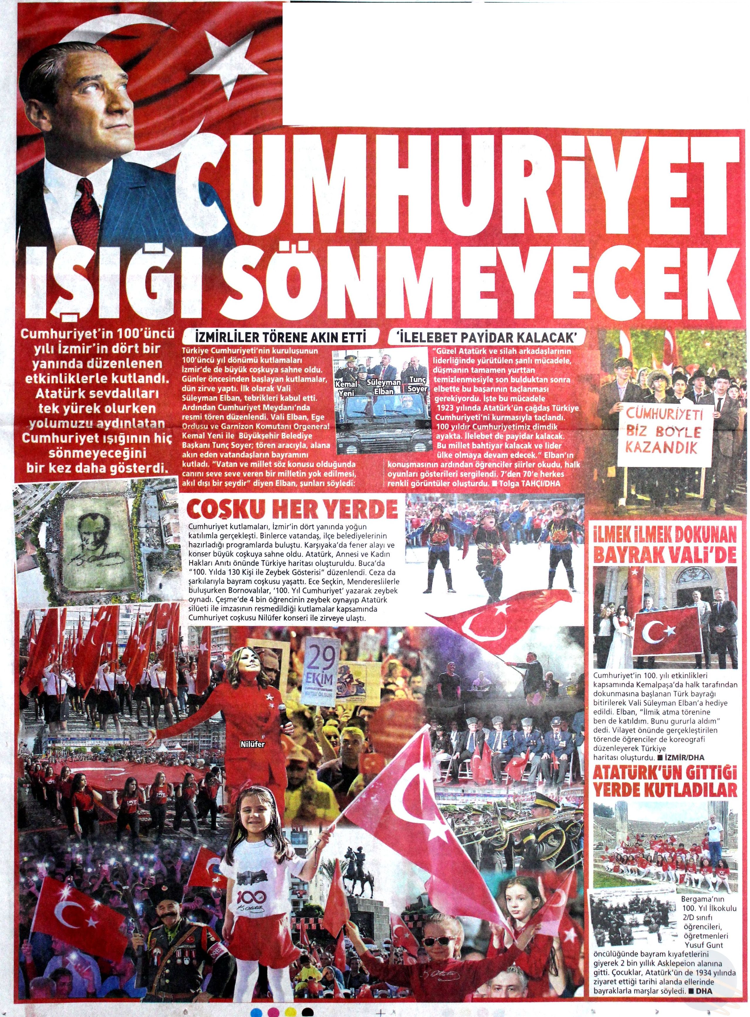 CUMHURİYET IŞIĞI SÖNMEYECEK